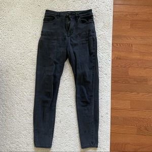 DL1961 Black High-Rise Skinny Jeans “Chrissy”